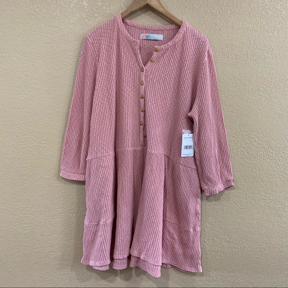 Free People Beach Love on Mist Pink Dress Size Small - Picture 4 of 10